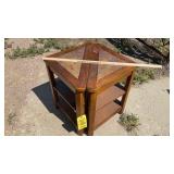 (2) corner tables