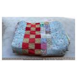 (3) HAND MADE QUILTS & DOILIES