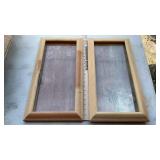 (6) WOOD PICTURE FAMES