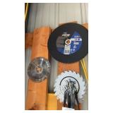 SAW BLADES, BUNGEE CORDS & WORK LIGHT