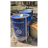 (4) 55 GAL. STEEL DRUMS