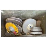 GRINDING WHEELS, AIR HOSE, LIGHT BULBS & MORE
