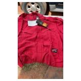 RED WING COVERALLS, POLY TARP & MESH TARP
