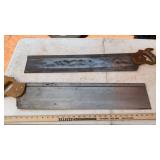 HENRY DISSTON SAW & WARRANTED SUPERIOR SAW