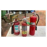 (3) FIRE EXTINGUISHERS