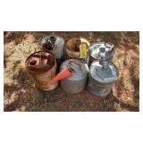 (6) OIL CANS