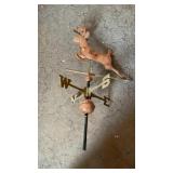 COPPER TONE DEER WEATHERVANE