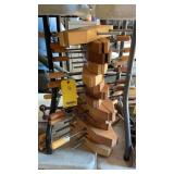 (14) WOODWORKING CLAMPS VARIOUS SIZES