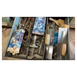 ASSORTED PULLERS, STAPLERS AND STAPLES, NUTS