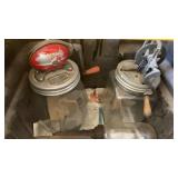 BUTTER CHURNS AND GLASS MOTOR OIL DISPENSERS