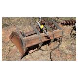 QUICK ATTACH SKIDSTEER BUCKET W/ GRAPPLE