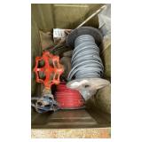 BRASS GATE VALVES, WIRE & RUBBER MATT