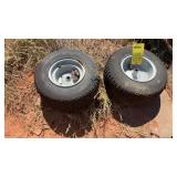 (2) LAWM MOWER TIRES SIZE 18 X 8.50