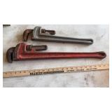 RIDGID ALUMINUM 18inch & RIDGID 24 inch pipe