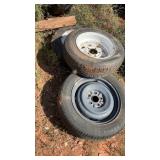 (3) TIRES WITH RIMS