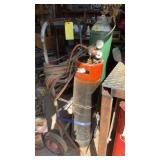 ASCETYLENE WELDER TANKS AND CART