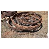 (2) implement wheels & rings