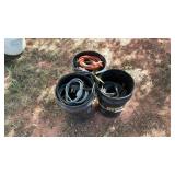 (3) BUCKETS OF LARGE GAUGE WIRE
