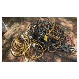 PILE OF LARGE GAUGE WIRE