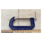 C-CLAMP, DRILL BATTERIES & MISC. TOOLS