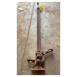 HI LIFT JACK AND (2) TALL SHOP LIGHTS