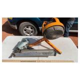 HITACHI FRAMING NAILER & VORNAD ELECTRIC FAN