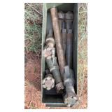 AMMO CAN WITH GOOSENECK COUPLER PINS AND BOLTS