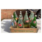 BOTTLE CRATE & COKE BOTTLES