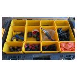 DEWALT CASE WITH ASSORTED SPRINKLER PARTS