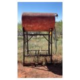 250 GAL. FUEL TANK ON STAND (EMPTY)