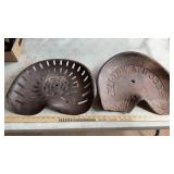 WALTER WOOD CAST IRON SEAT AND EMERSON SEAT