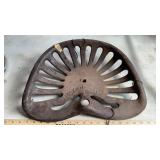 MCCORMICK CAST IRON TRACTOR SEAT