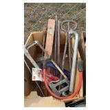 HACKSAW, BARS, SKID STEER TUBES & MISC.