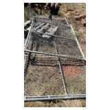 (2) CHAIN LINK FENCE PANNELS