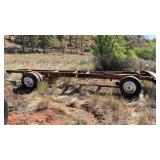 RV FRAME W/ WHEELS MEASURES 22