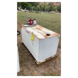 100 GAL. GASOLINE FUEL TANK W/ HAND PUMP