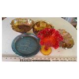 BOWLS, CANDY DISHES & MISC GLASS