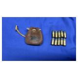 (10) RNDS 32 S&W W/ LEATHER POUCH