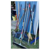 BROOMS & RAKES