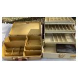 (2) TACKLE BOXES & ICE FISHING POLE
