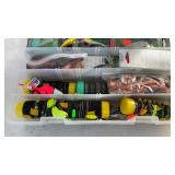 ASSORTED CASES W/ FISHING TACKLE