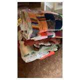 ASSORTED HAND MADE QUILTS & BLANKETS