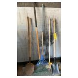 SHOVELS, RAKES & BROOM