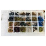 (5) ORGANIZER BOXES W/ FISHING TACKLE