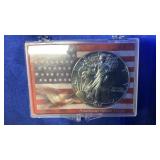 1987 AMERICAN EAGLE SILVER DOLLAR 1OZ. FINE SILVER