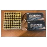 (100) RNDS BLAZER 45 AUTO 230gr FMJ AMMO