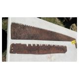 (2) TWO MAN SAWS
