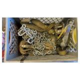 TOW HITCHES, STRAP, CHAIN PIECES & MISC.