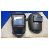 (2) WELDING HELMETS