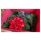 CHRISTMAS LIGHTS, X-MAS TREE & SUIT CASE
